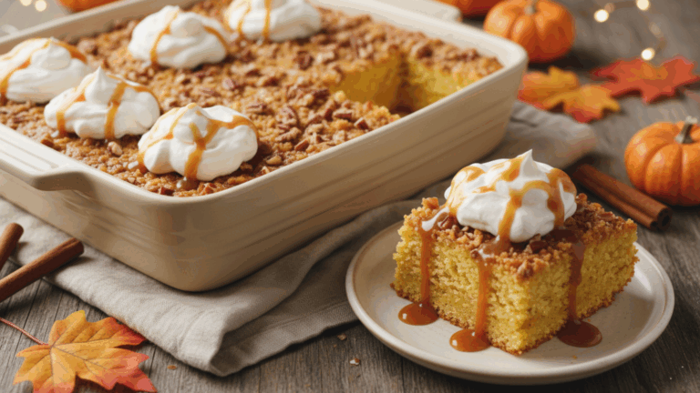 Irresistible Pumpkin Crunch Cake Recipe The Ultimate Fall Dessert You Need to Try