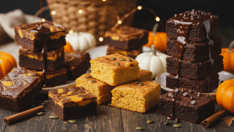 Irresistibly Moist & Fudgy Pumpkin Brownie Recipes You’ll Crave All Year Long