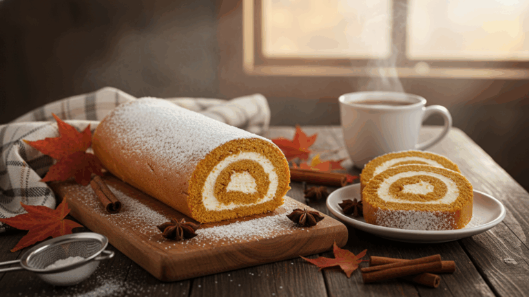 Pumpkin Cake Roll Recipe A Fluffy, Spiced Fall Dessert You’ll Crave All Season
